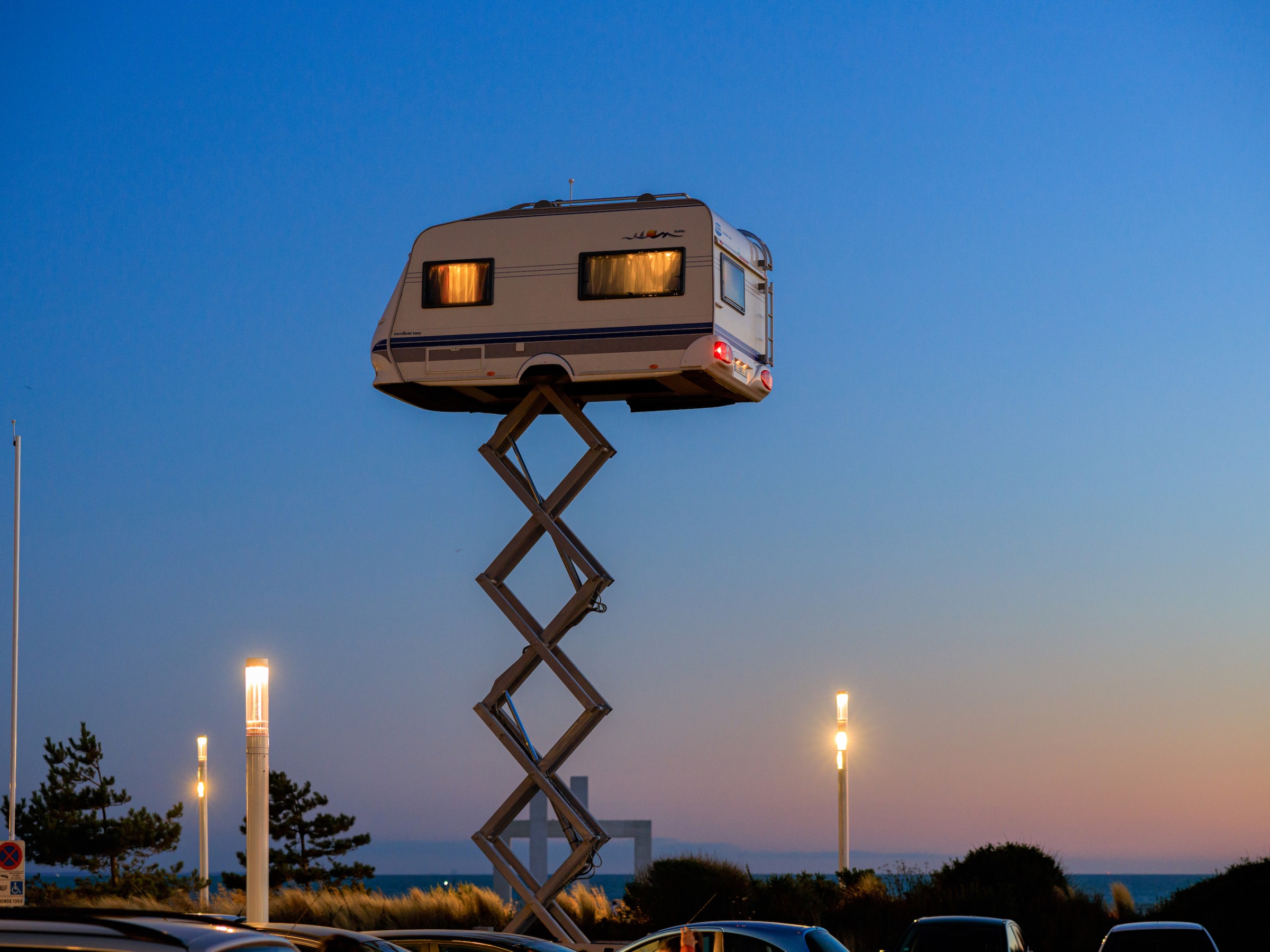 Benedetto Bufalino - La Caravane dans le ciel - 2020 © Jacques Basile - Un Ete Au Havre-3